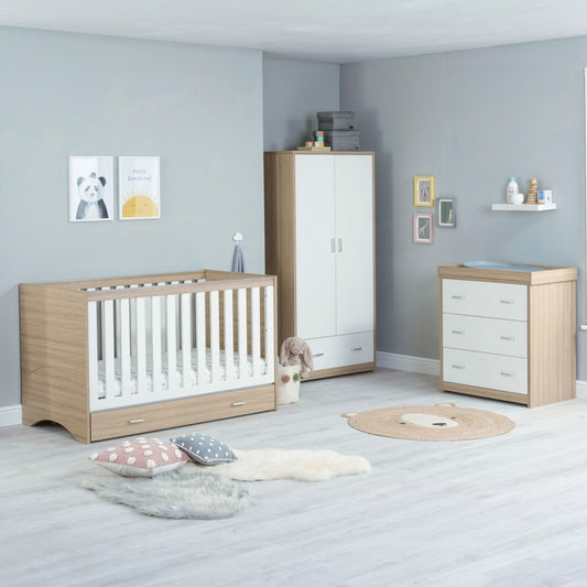 Babymore Veni 3 Piece Nursery Room Sets with Drawer - Kidsly