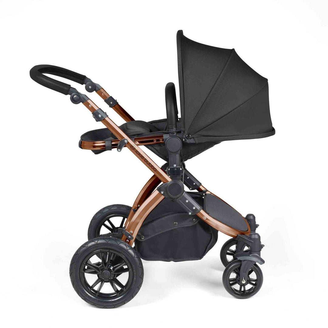 Stomp Luxe All in One Cirrus I-Size Travel System with Isofix Base - Midnight