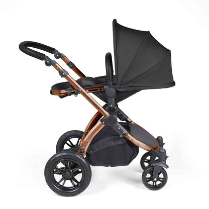 Stomp Luxe All in One Cirrus I-Size Travel System with Isofix Base - Midnight