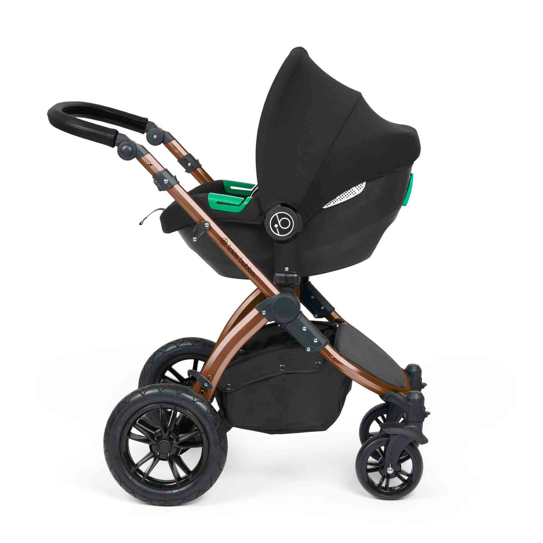 Stomp Luxe All in One Cirrus I-Size Travel System with Isofix Base - Midnight