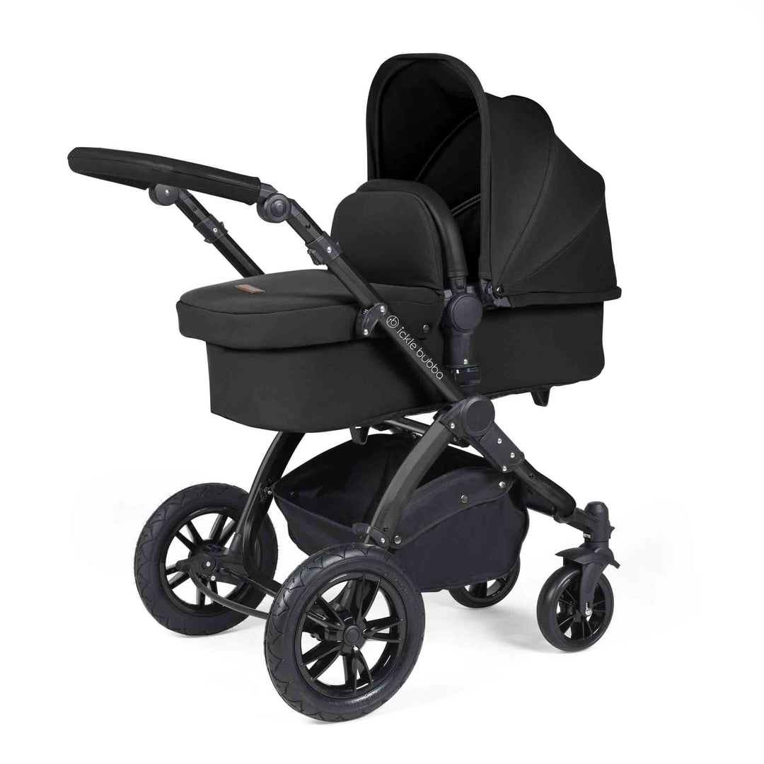 Stomp Luxe All in One Cirrus I-Size Travel System with Isofix Base - Midnight