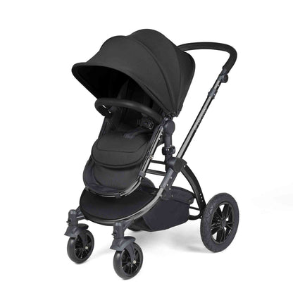 Stomp Luxe All in One Cirrus I-Size Travel System with Isofix Base - Midnight