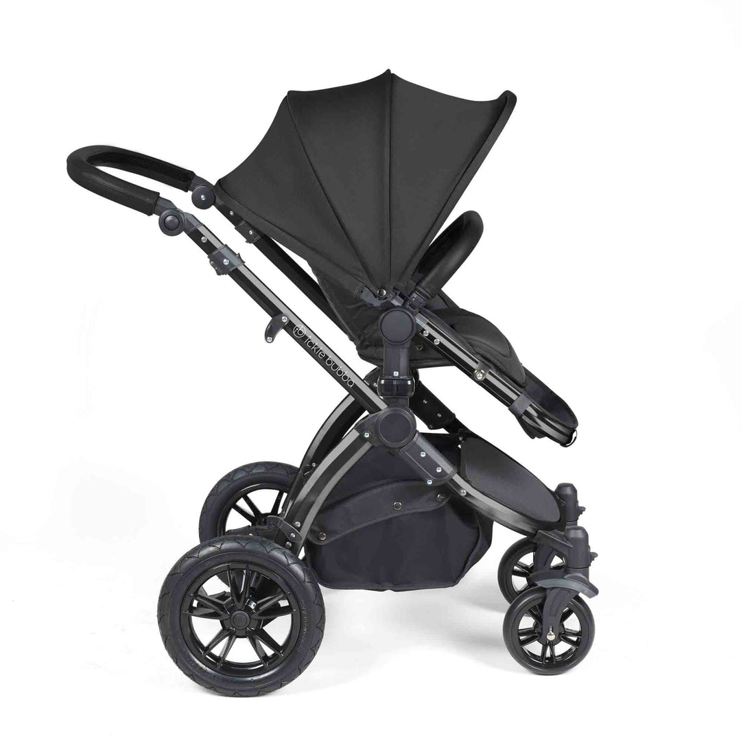 Stomp Luxe All in One Cirrus I-Size Travel System with Isofix Base - Midnight