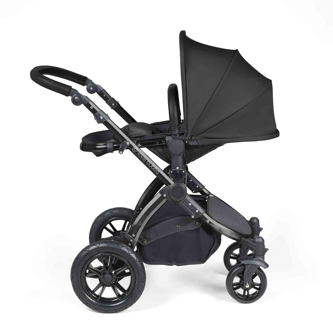 Stomp Luxe All in One Cirrus I-Size Travel System with Isofix Base - Midnight