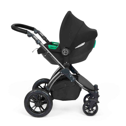 Stomp Luxe All in One Cirrus I-Size Travel System with Isofix Base - Midnight