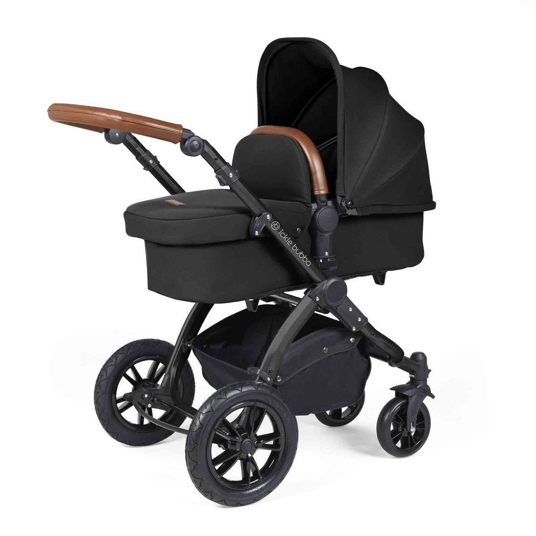 Stomp Luxe All in One Cirrus I-Size Travel System with Isofix Base - Midnight