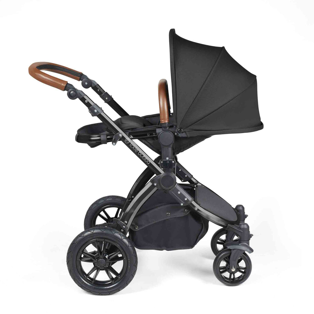 Stomp Luxe All in One Cirrus I-Size Travel System with Isofix Base - Midnight