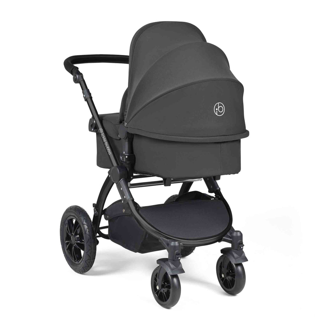 Stomp Luxe All in One Cirrus I-Size Travel System with Isofix Base - Charcoal Grey