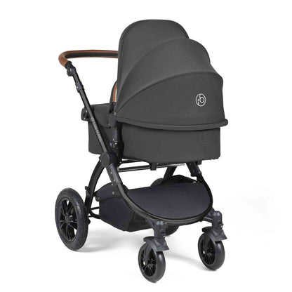 Stomp Luxe All in One Cirrus I-Size Travel System with Isofix Base - Charcoal Grey