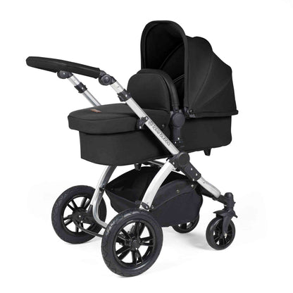 Stomp Luxe All in One Cirrus I-Size Travel System with Isofix Base - Midnight