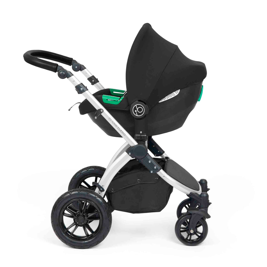 Stomp Luxe All in One Cirrus I-Size Travel System with Isofix Base - Midnight