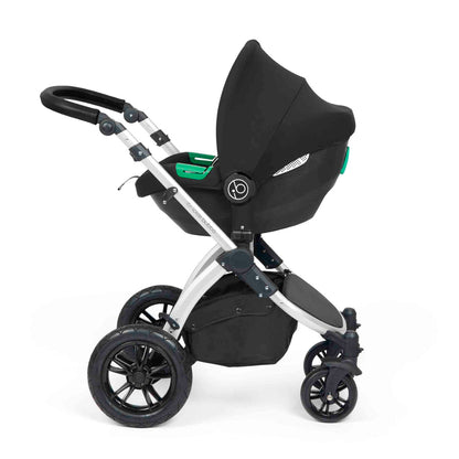 Stomp Luxe All in One Cirrus I-Size Travel System with Isofix Base - Midnight