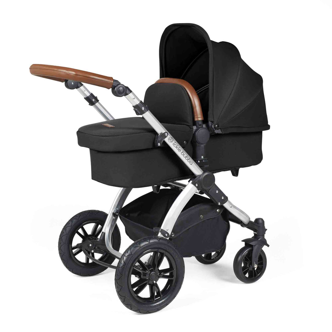 Stomp Luxe All in One Cirrus I-Size Travel System with Isofix Base - Midnight