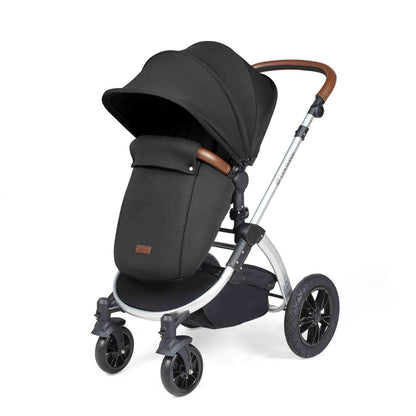 Stomp Luxe All in One Cirrus I-Size Travel System with Isofix Base - Midnight