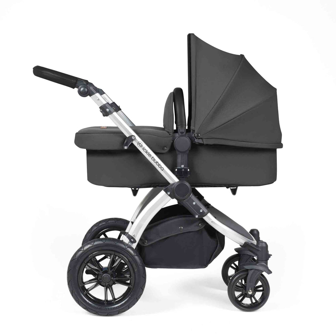 Stomp Luxe All in One Cirrus I-Size Travel System with Isofix Base - Charcoal Grey