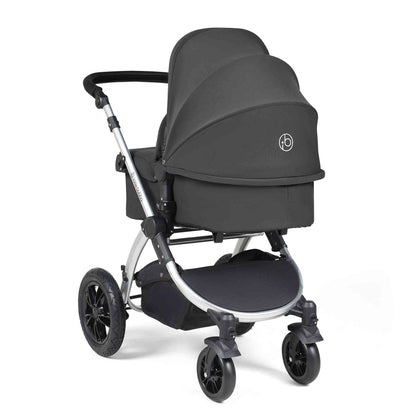 Stomp Luxe All in One Cirrus I-Size Travel System with Isofix Base - Charcoal Grey