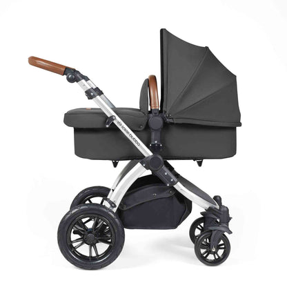 Stomp Luxe All in One Cirrus I-Size Travel System with Isofix Base - Charcoal Grey