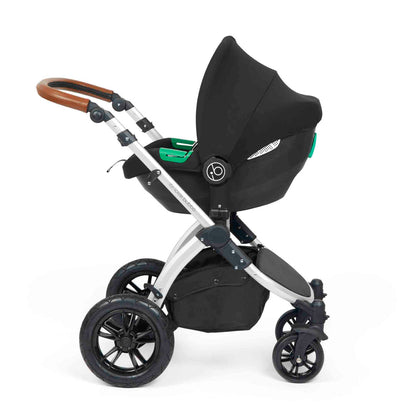 Stomp Luxe All in One Cirrus I-Size Travel System with Isofix Base - Charcoal Grey