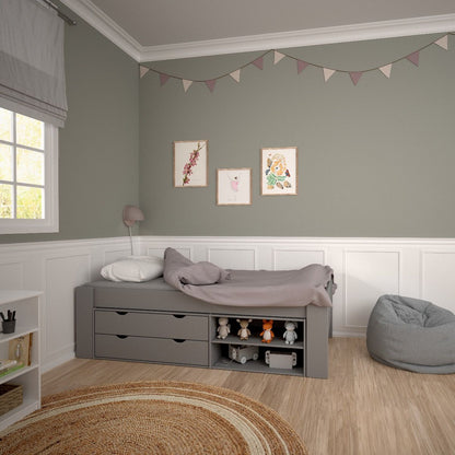 Steens For Kids Single Bed w/ Under Bed Drawers