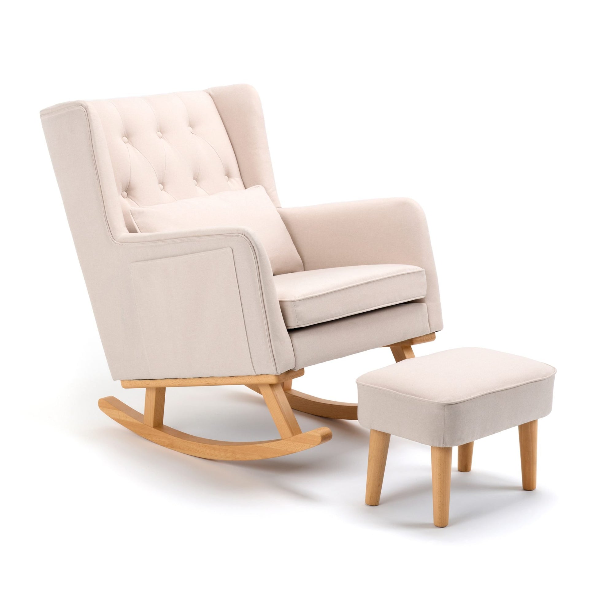 Babymore Lux Nursing Chair with Footstool - Kidsly