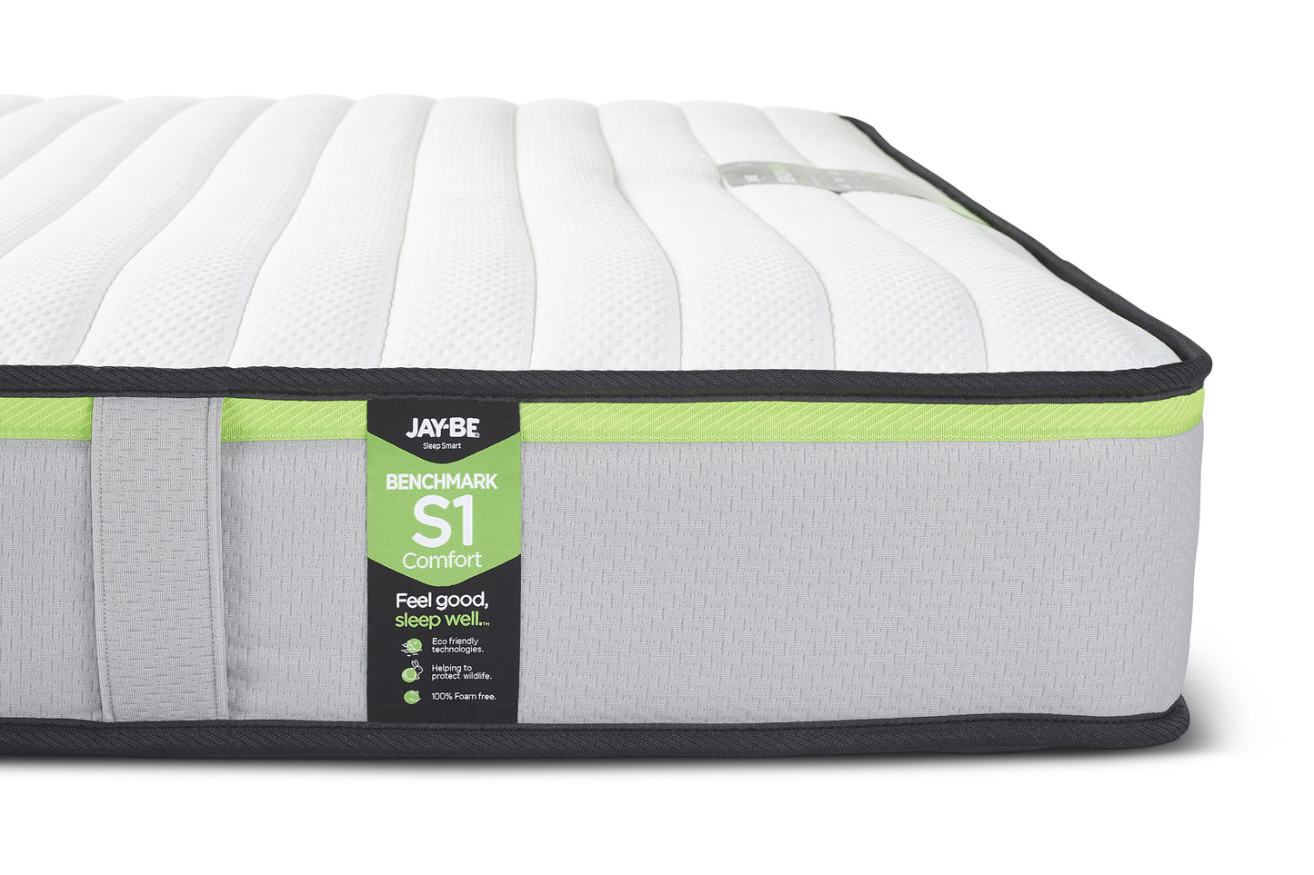 Jay-Be® BenchmarkTM S1 Comfort eco-friendly mattress