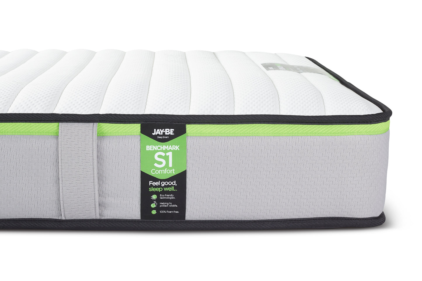 Jay-Be® BenchmarkTM S1 Comfort eco-friendly mattress