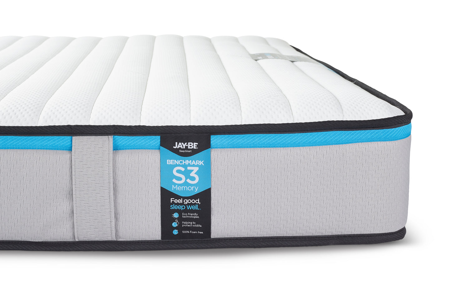 Jay-Be® BenchmarkTM S3 Memory eco-friendly mattress