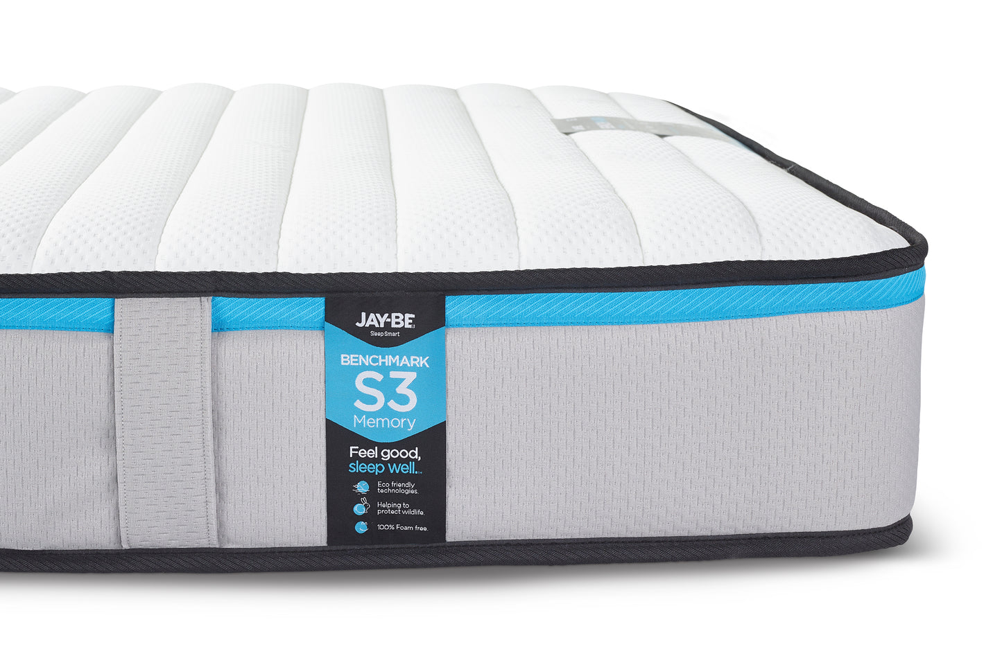 Jay-Be® BenchmarkTM S3 Memory eco-friendly mattress