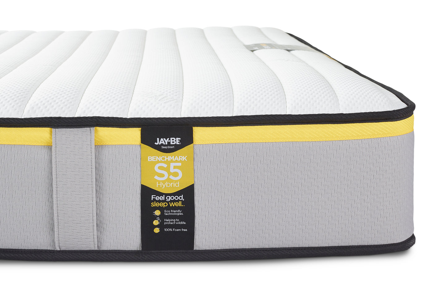 Jay-Be® BenchmarkTM S5 Hybrid e-SprungTM eco-friendly mattress