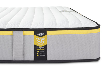 Jay-Be® BenchmarkTM S5 Hybrid e-SprungTM eco-friendly mattress