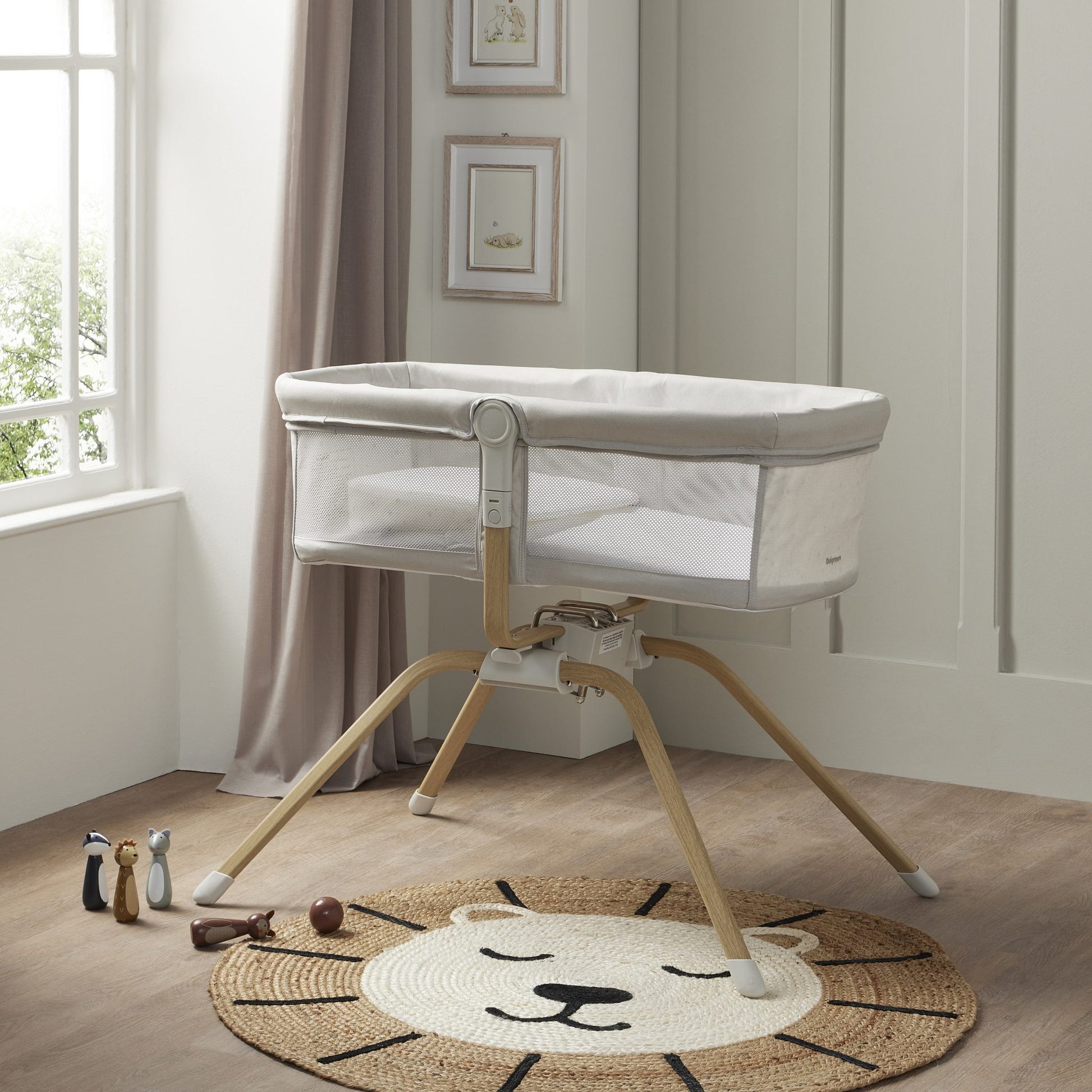 Babymore Air Motion Gliding Crib - Kidsly