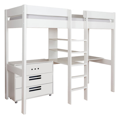 Stompa Duo Highsleeper with 3 Drawer Chest