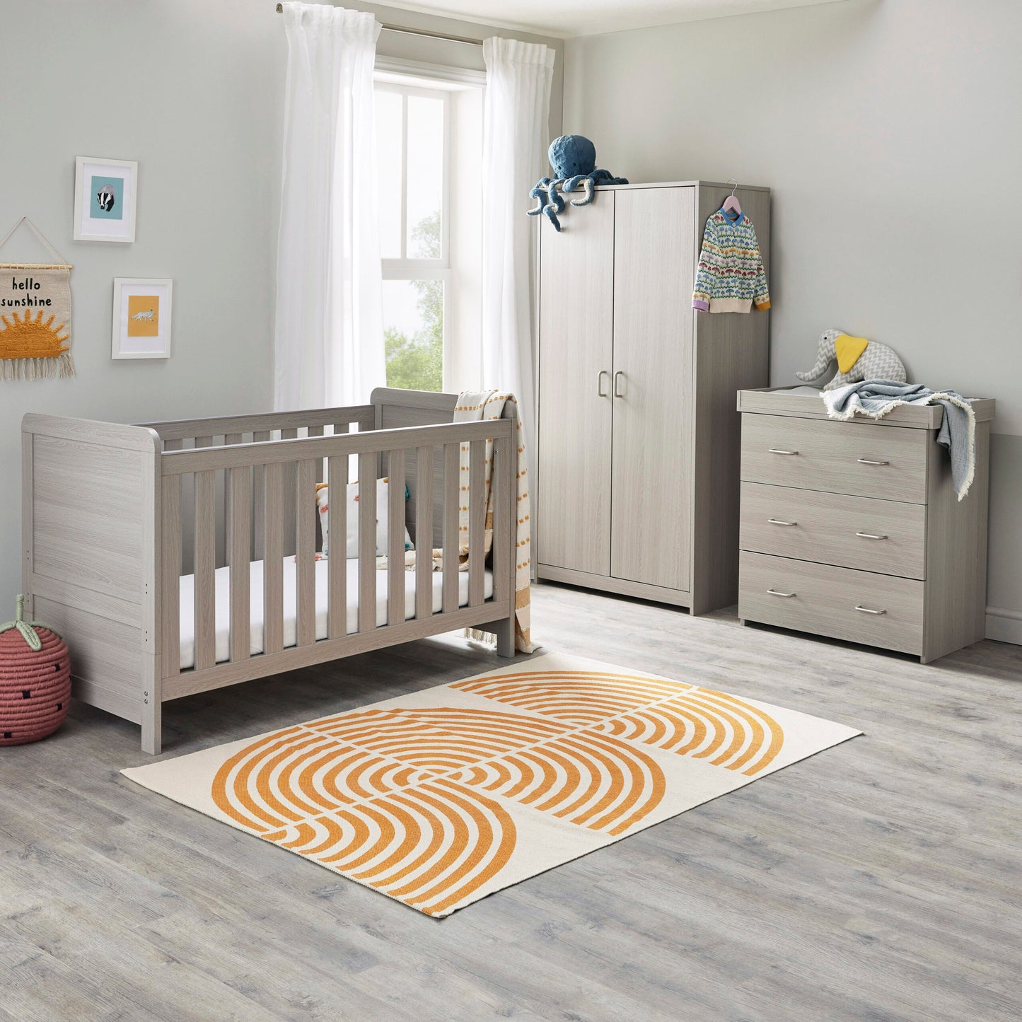 Babymore Caro 3 Piece Nursery Room Set - Kidsly