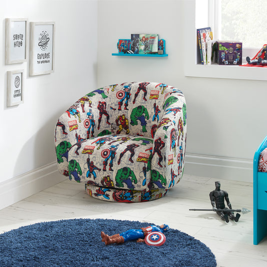 Disney Home - Marvel Accent Swivel Chair - Kidsly