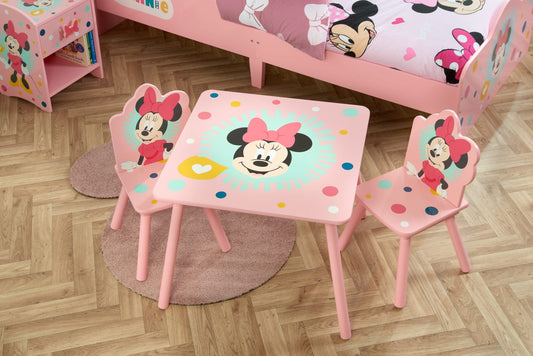 Disney Home - Minnie Mouse Table & Chairs - Kidsly
