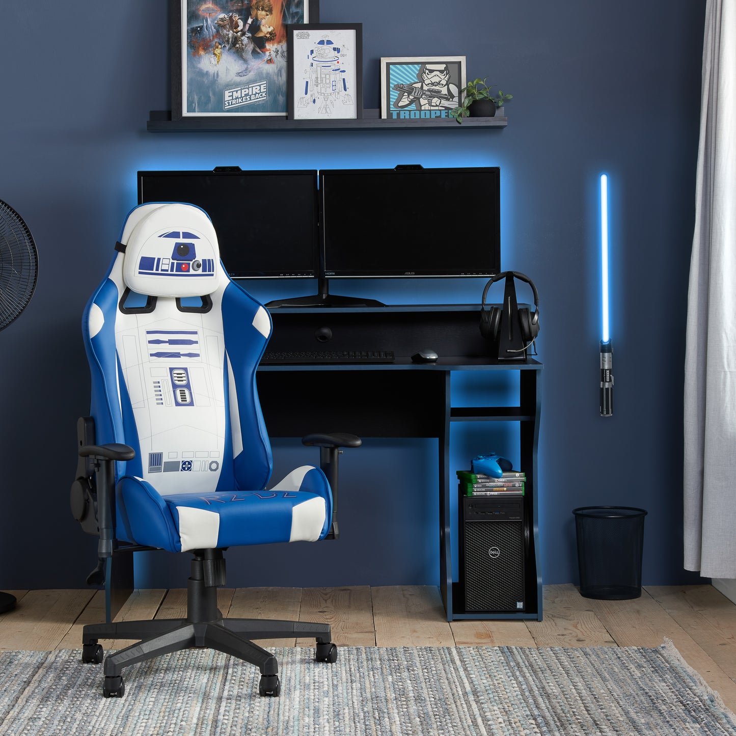 Disney Home - R2D2 Hero Computer Gaming Chair - Kidsly