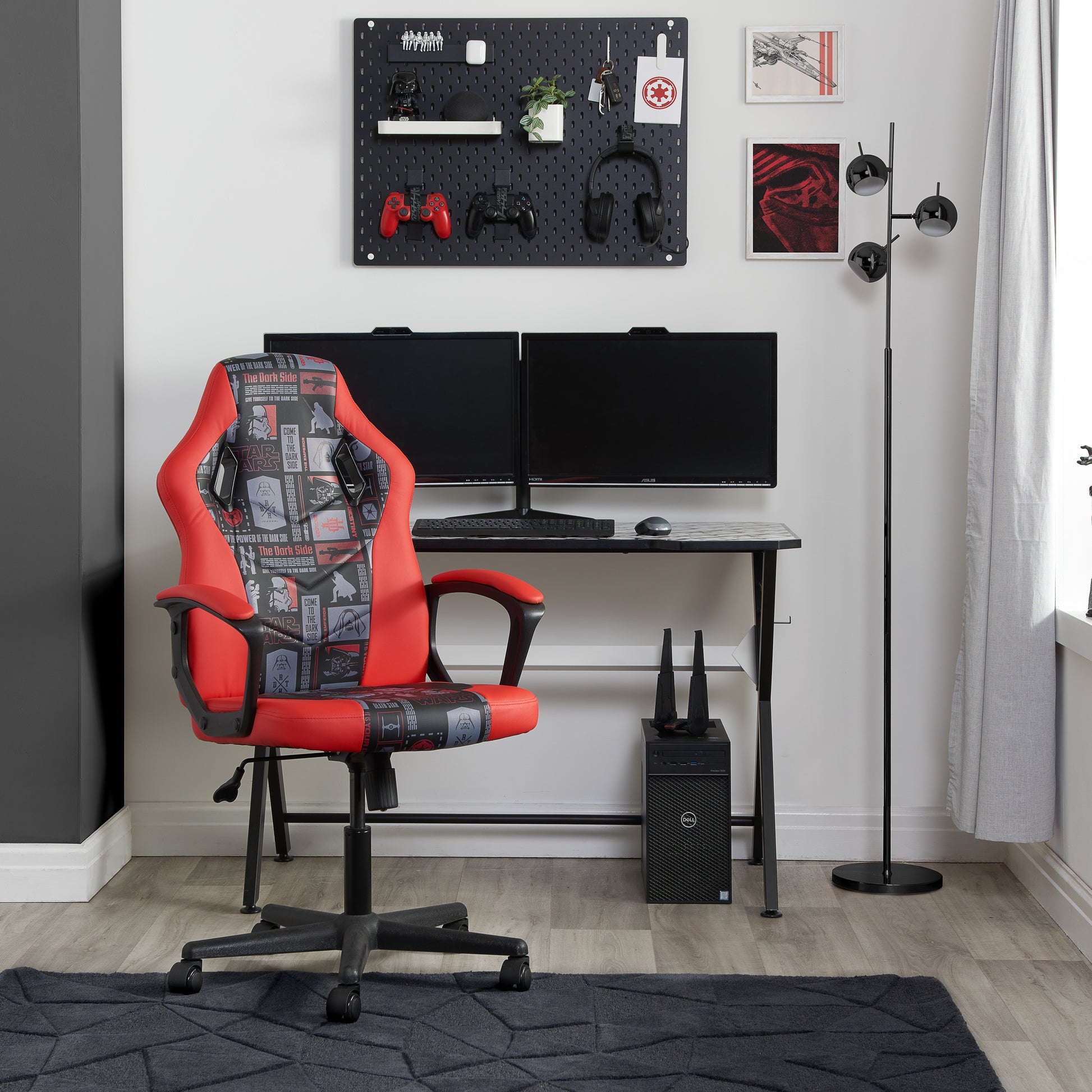 Disney Home - Star Wars Red Computer Gaming Chair - Kidsly