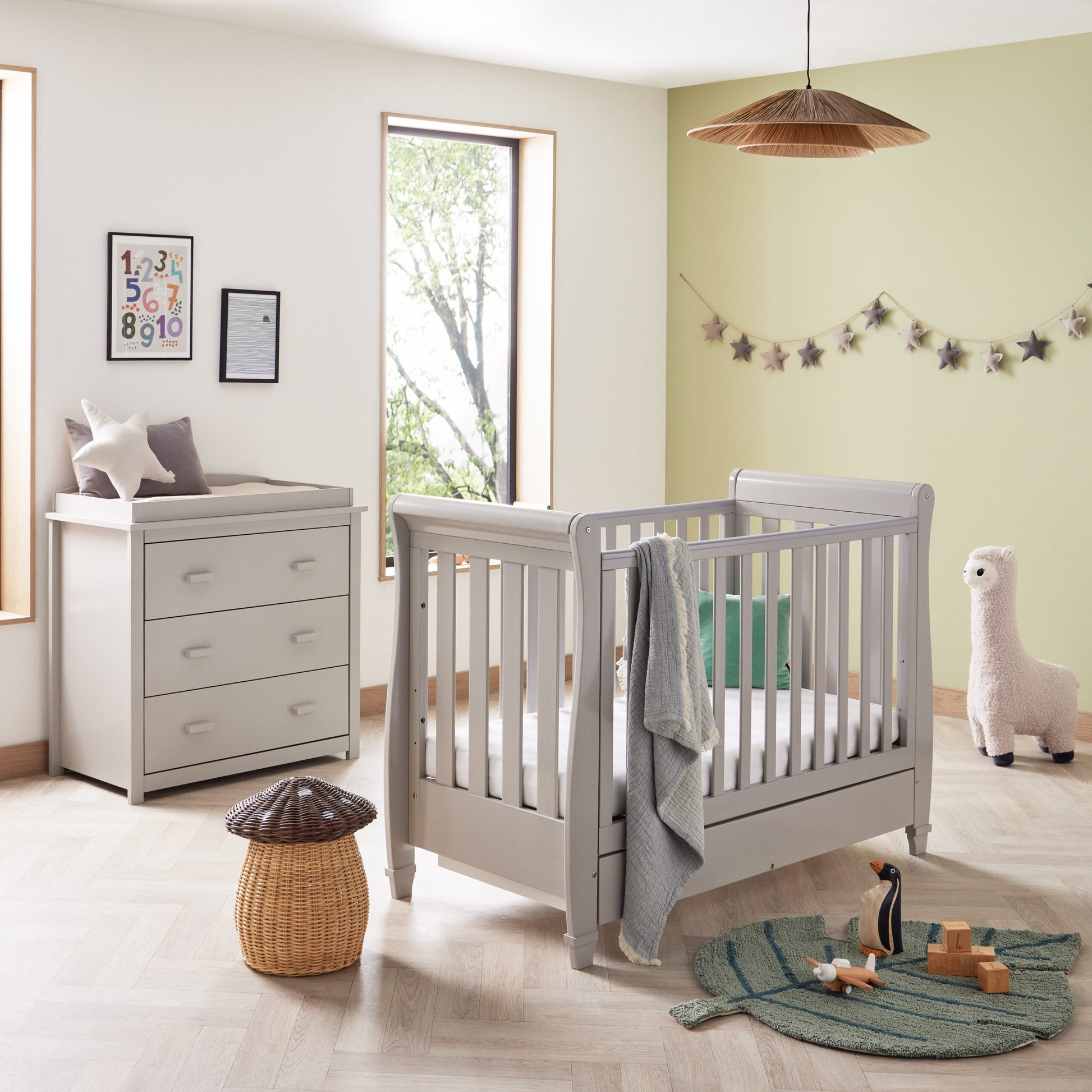 Babymore Eva 2 Piece Nursery Room Set - Kidsly