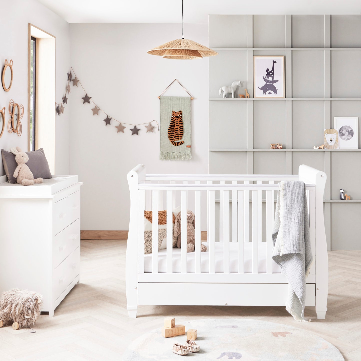 Babymore Eva 2 Piece Nursery Room Set - Kidsly