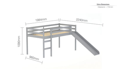 Birlea Frankie Midi Sleeper With Slide