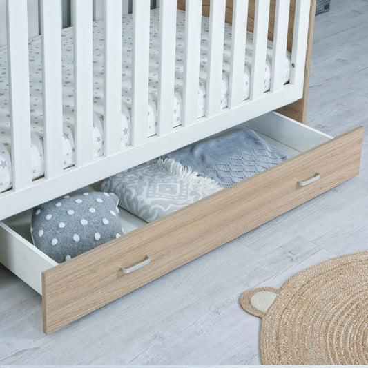 Babymore Drawer Under – Luno Veni Cot Bed - Kidsly