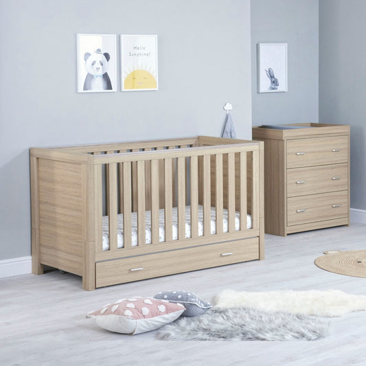 Babymore Luno 2 Piece Room Set with Drawer - Kidsly