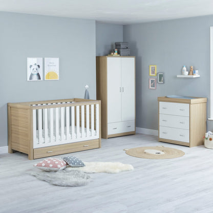 Babymore Luno 3 Piece Nursery Room Set with Drawer - Kidsly