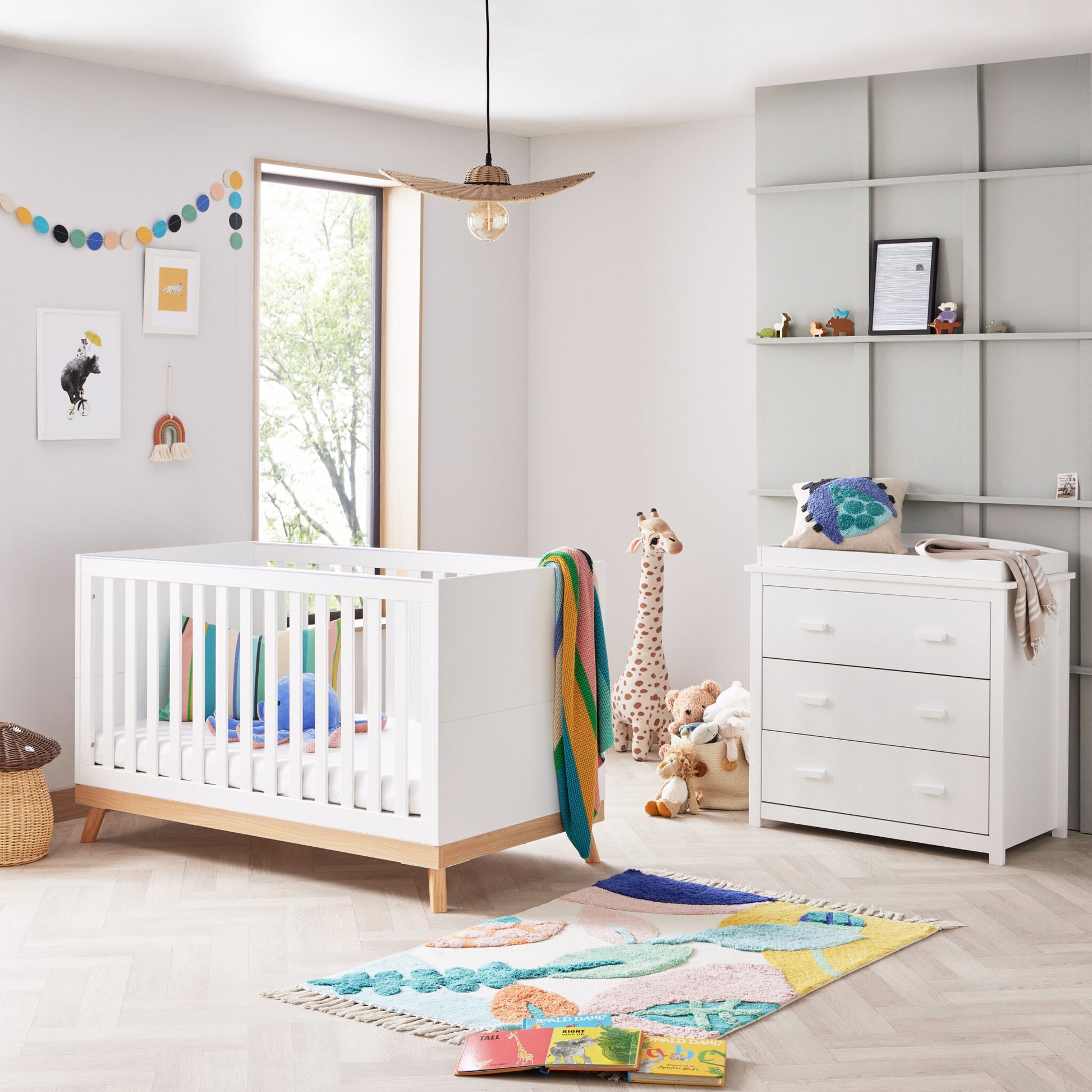 Babymore Mona 2 Piece Nursery Room Set - Kidsly