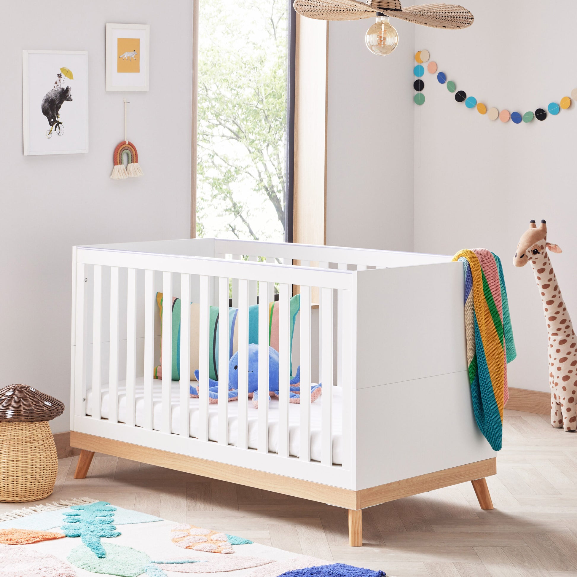 Babymore Mona Cot Bed - Kidsly