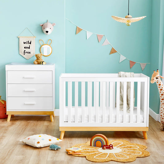 Mona Mini Nursery Furniture Set – White