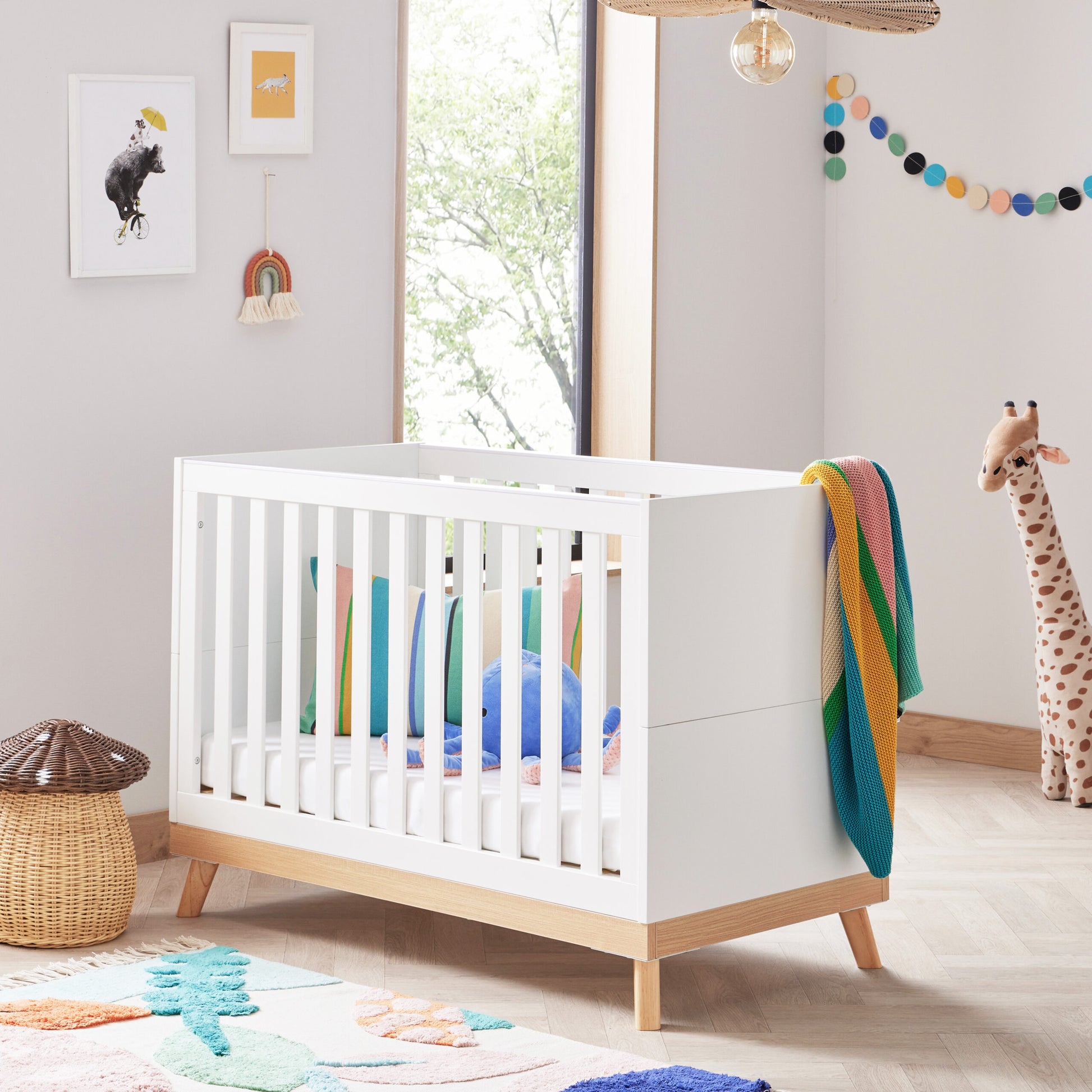 Babymore Mona Mini Cot Bed - Kidsly