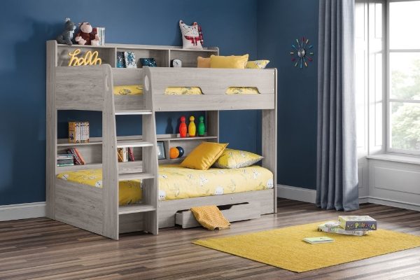 Orion Wooden Storage Bunk Bed