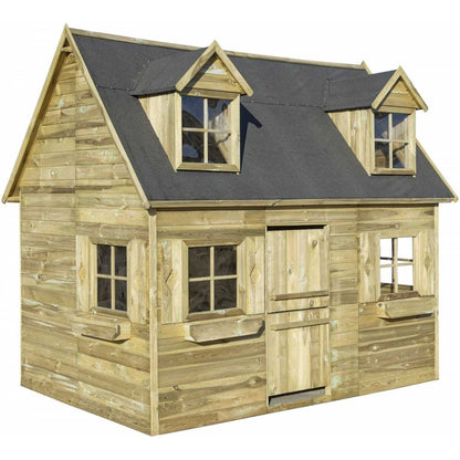 Rowlinson Country Cottage Outdoor Kids Playhouse