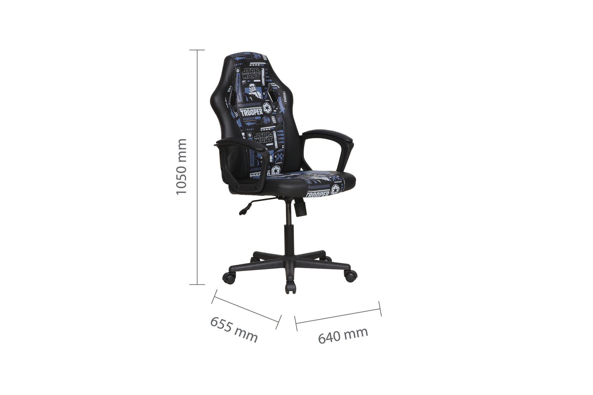 Disney Home - Star Wars Blue Computer Gaming Chair - Kidsly